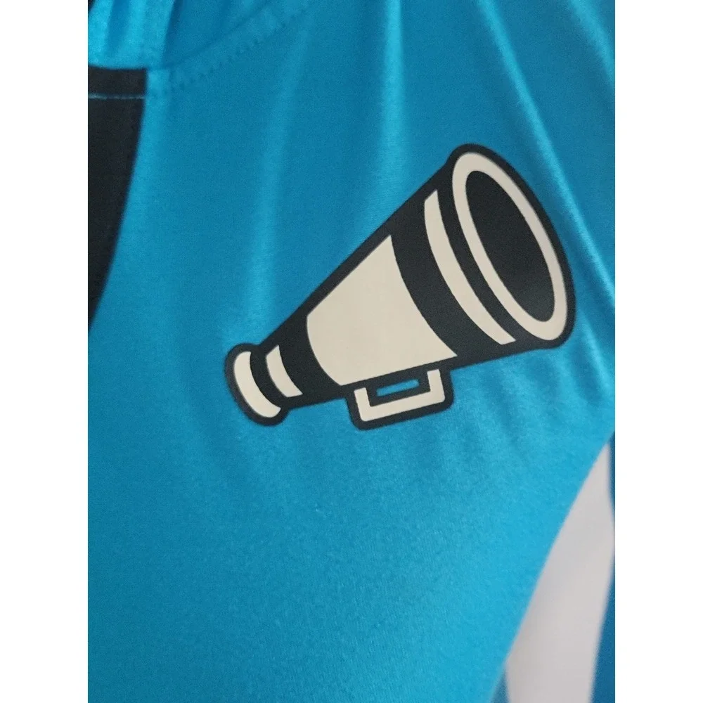 Justice‎ Girls Blue Cheer Megaphone Performance Hoodie Long Sleeve Size 10